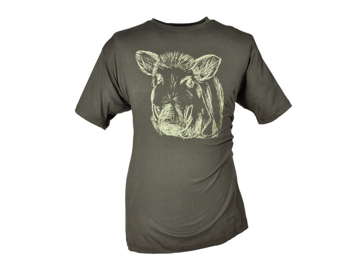 Hubertus Jagdbekleidung T-Shirt Keilerkopf