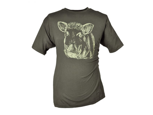 Hubertus Jagdbekleidung T-Shirt Keilerkopf