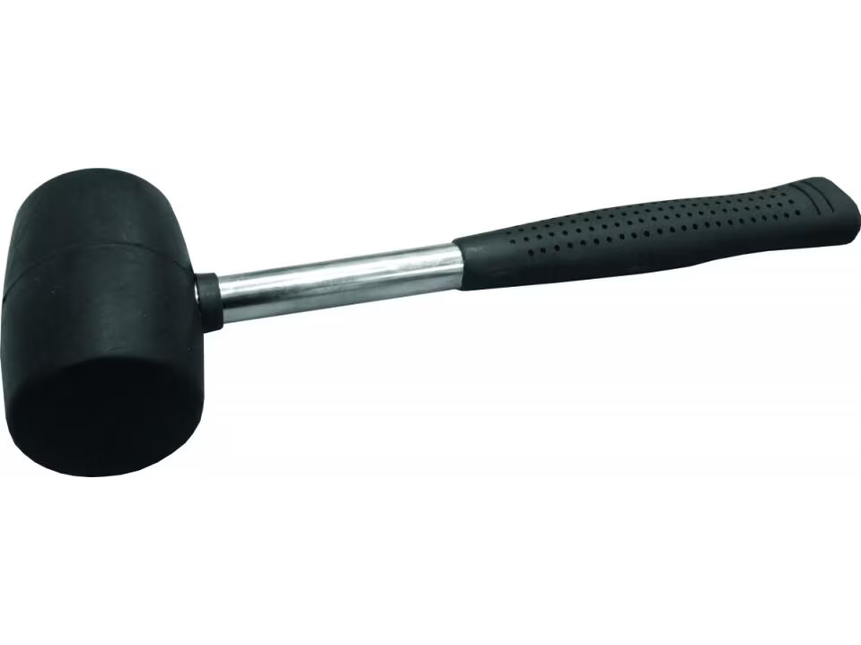 Heusser Gummihammer mit Stahlstiel