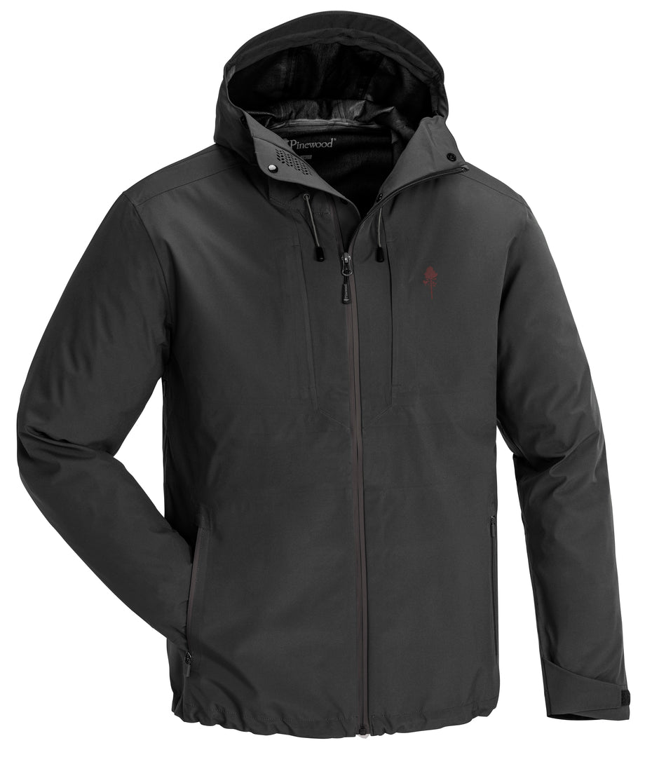 Abisko /Telluz Regenjacke D.Anthrazit - 2XL - Pinewood - Wildnissport