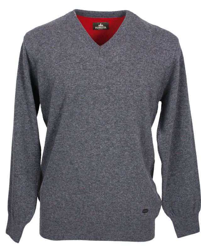 Albert V - Pullover grau - 50 Wollpullover - Foresta - Wildnissport