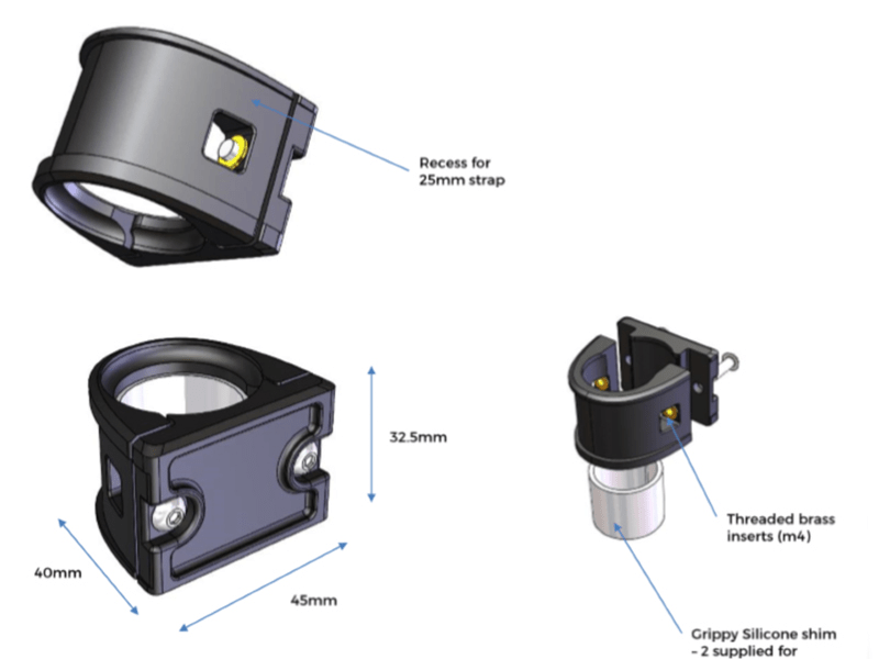 Apidura Dropper Post Adapter - Apidura - Wildnissport