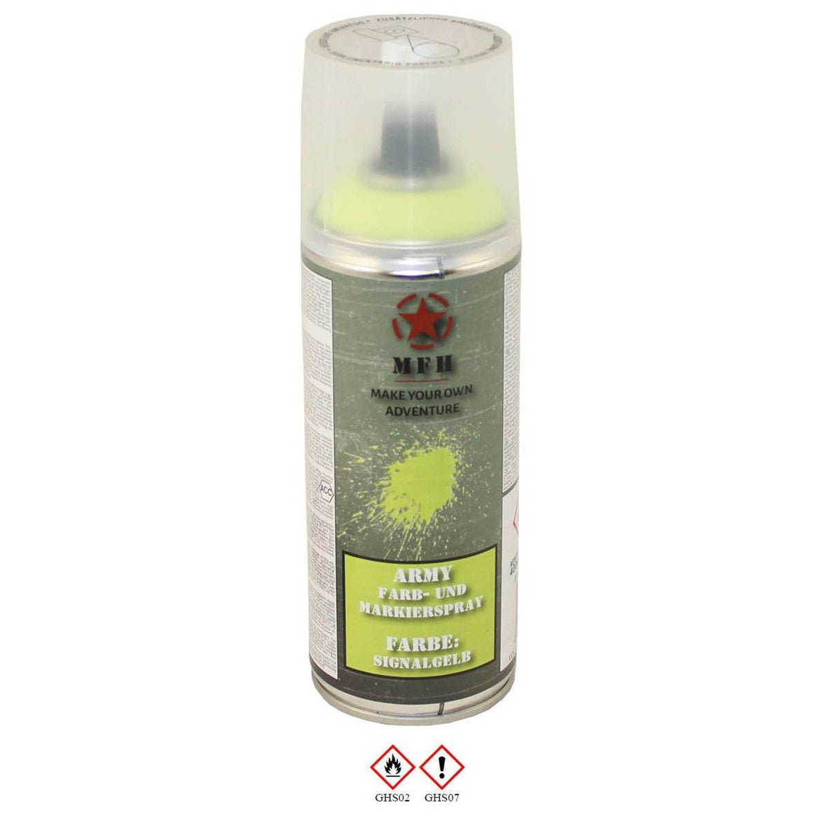 Army Farb - und Markierspray Signalgelb 400ml - MFH - Wildnissport