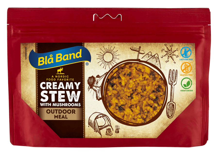 Cremiger Eintopf mit Pilzen - Blå Band - Wildnissport