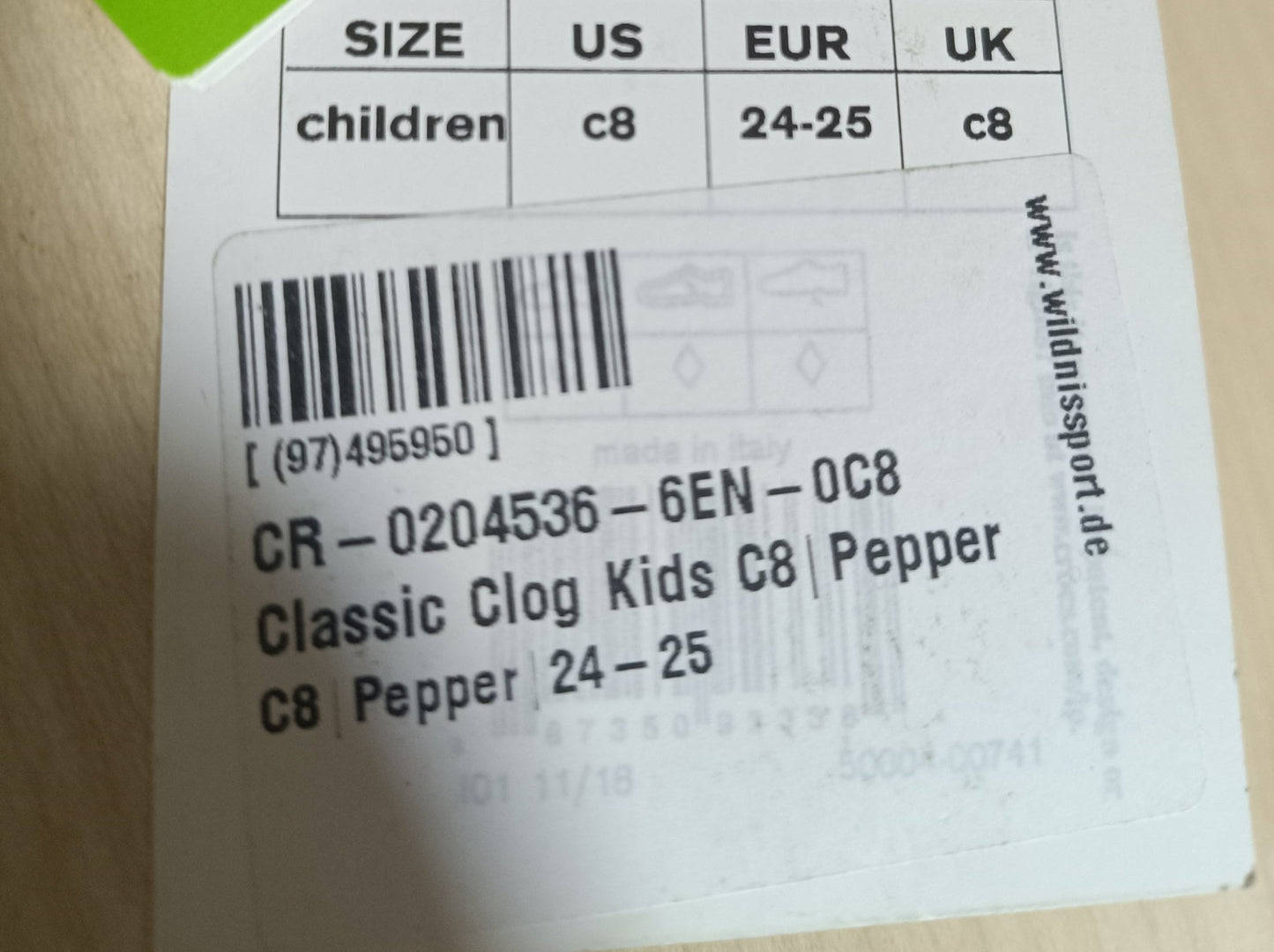 Crocs Kids 24 - 25 rot pepper - Crocs - Wildnissport