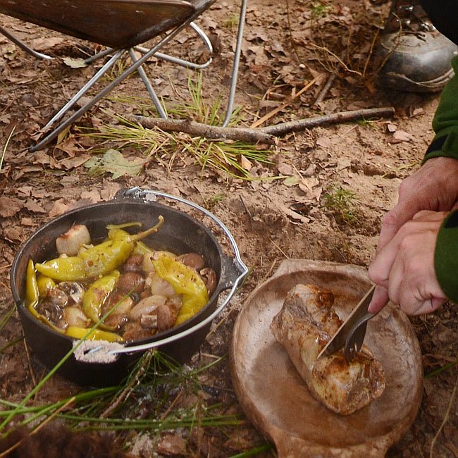 Feuertopf Dutch Oven T4,5 planer Boden - Petromax - Wildnissport