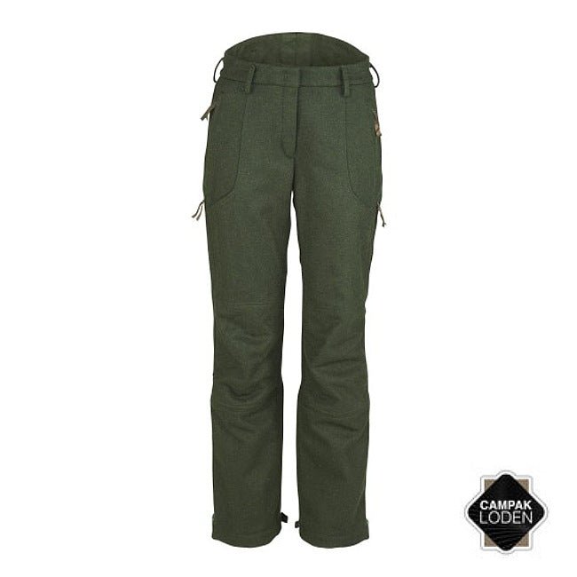 Fladnitz Damen Lodenhose Waldgrün - 48 - Jagdhund - Wildnissport