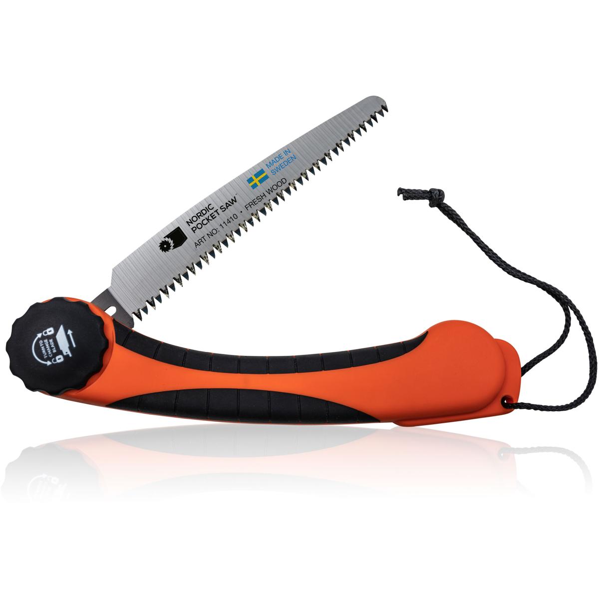 FOLD, klappbare Säbelsäge, Orange/Black - Nordic Pocket Saw - Wildnissport