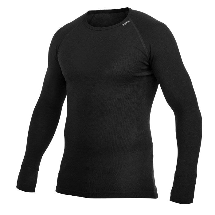 Hemd Rund Lite Black M Unterhemd - Woolpower - Wildnissport
