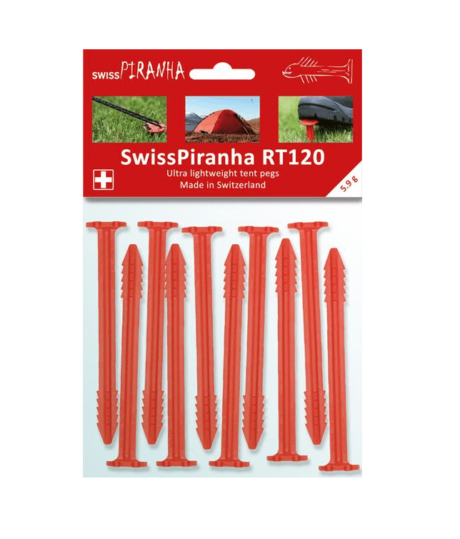 Pegs RT120 Zeltheringe 10 Stk. - SwissPiranha - Wildnissport