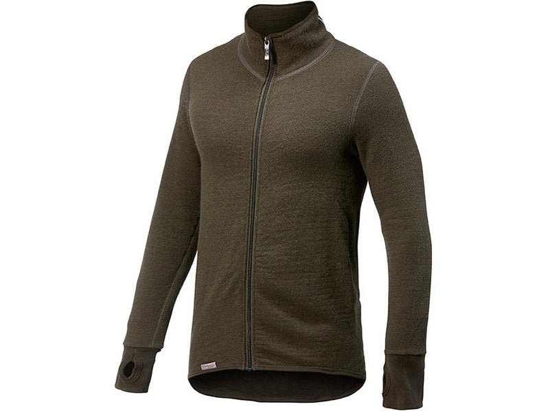 Thermo - Jacke 400 g/qm Unisex Pine Green 2XL - Woolpower/Ullfrotté - Wildnissport