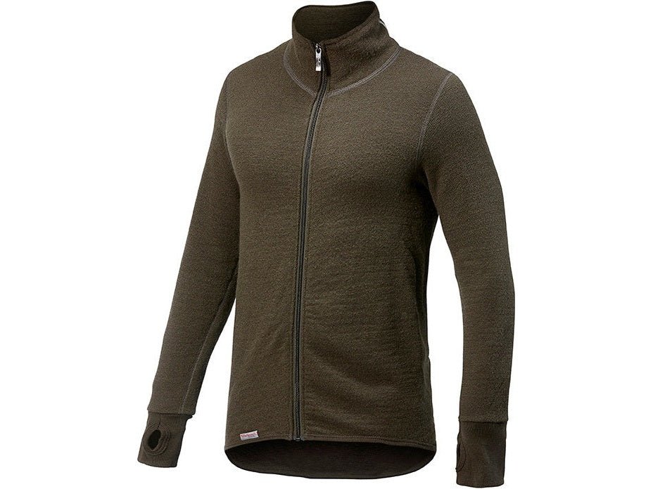 Thermo - Jacke 400 g/qm Unisex Pine Green XXS - Woolpower/Ullfrotté - Wildnissport