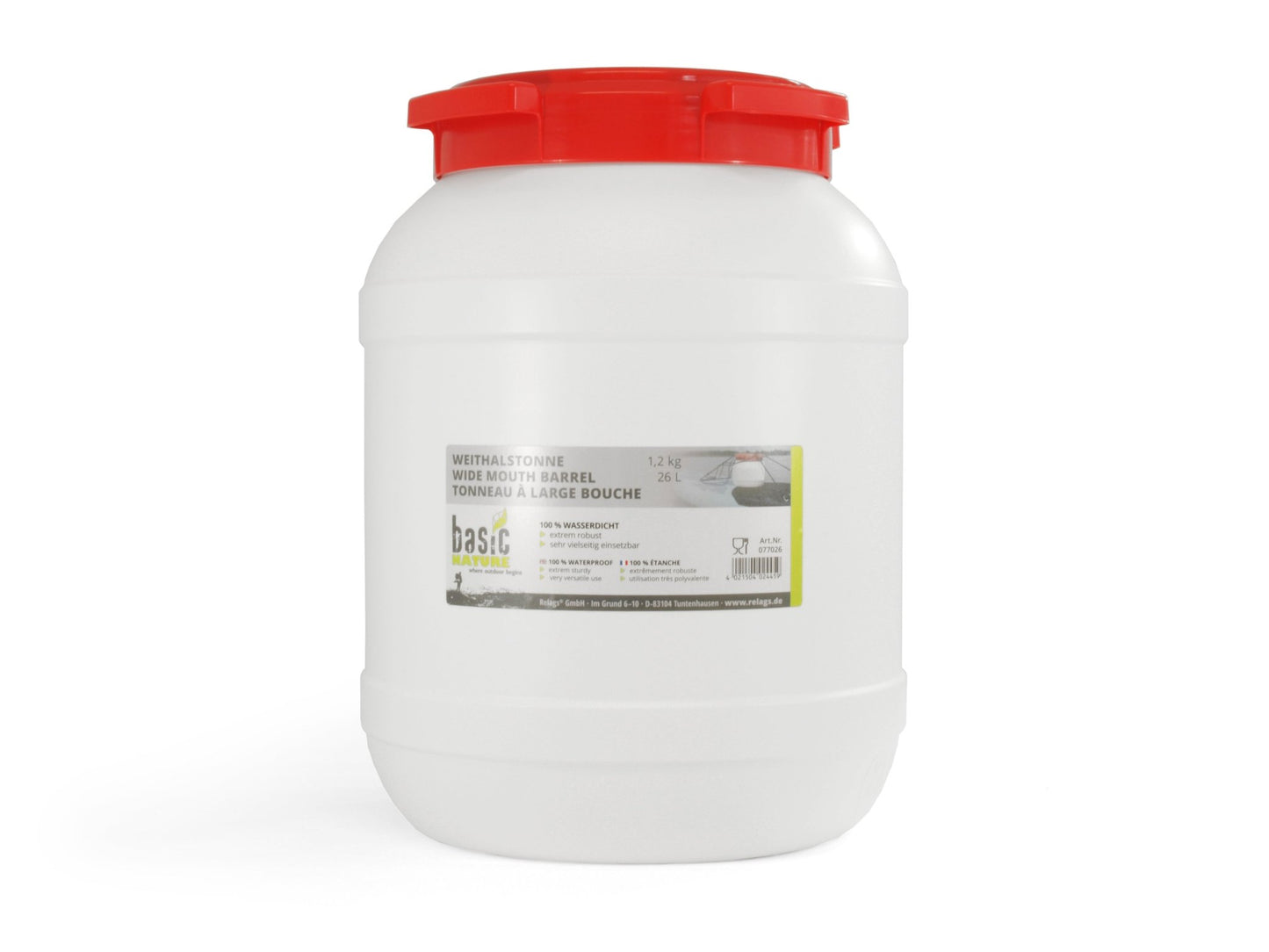 Weithalstonne rund 26 L - Basic Nature - Wildnissport