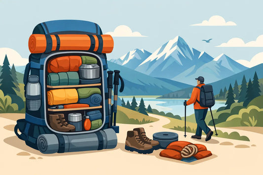 Trekking-Rucksack richtig packen für stabile Touren