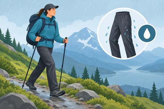 Regenhose Test beim Wandern richtig einordnen