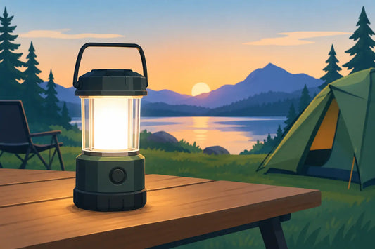 Campinglaterne im Test für den Zeltplatz