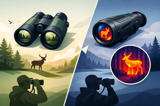 Fernglas oder Wärmebildkamera bei der Jagd?