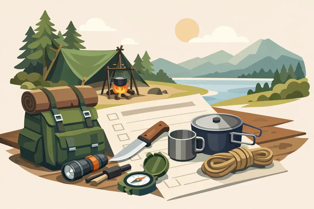 Beispiel-Packliste fürs Bushcraft-Wochenende - Wildnissport