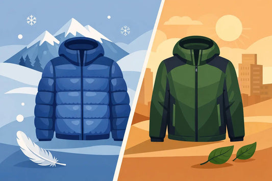 Daune oder Kunstfaser Jacke: Was passt zu dir? - Wildnissport