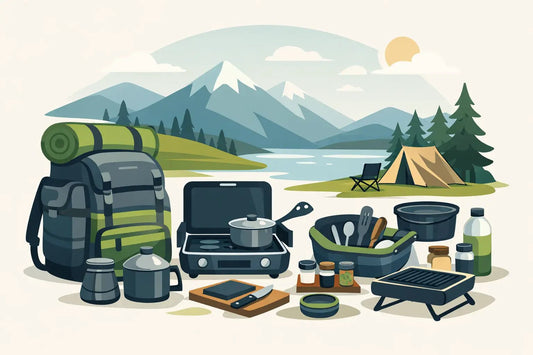 Guide zum platzsparenden Packen der Outdoorküche - Wildnissport
