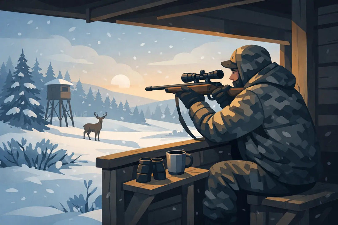 Jagdbekleidung für kalte Ansitzjagd - Wildnissport