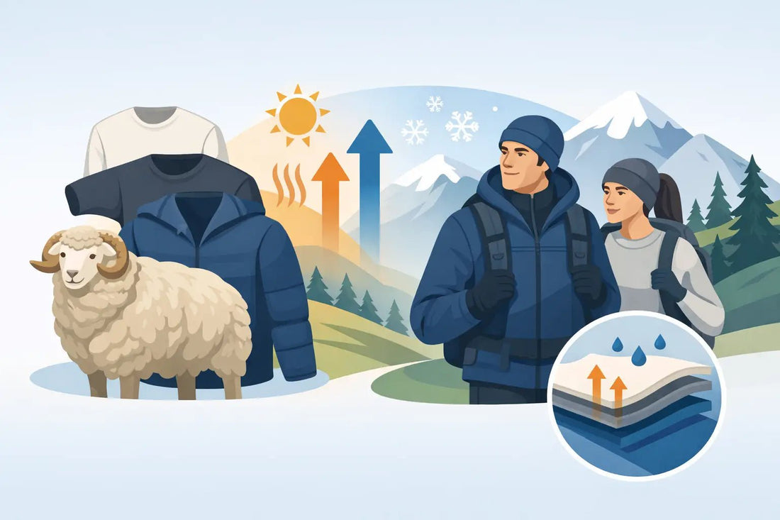 Merino-Unterwäsche richtig schichten - Wildnissport