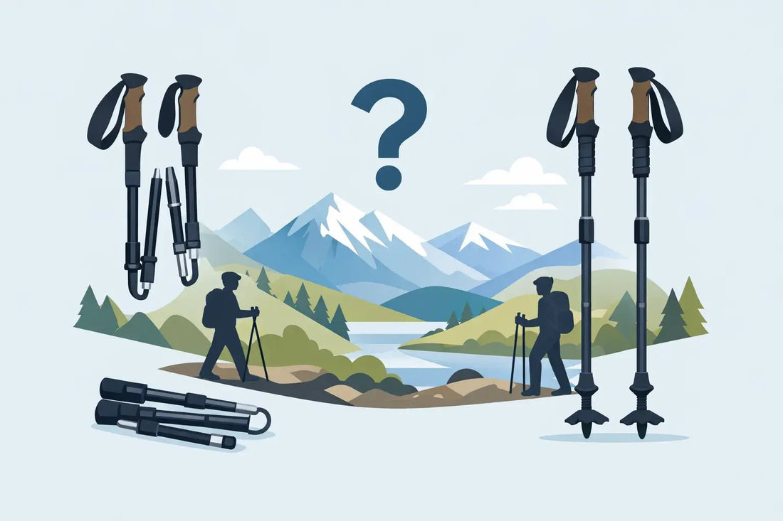 Trekkingstöcke faltbar oder teleskopisch? - Wildnissport