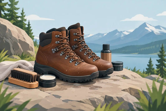 Wie pflegt man Lederschuhe richtig im Gelände? - Wildnissport