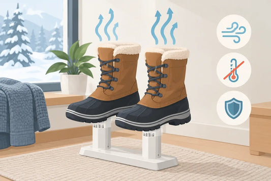 Winterstiefel richtig trocknen ohne Materialschäden - Wildnissport