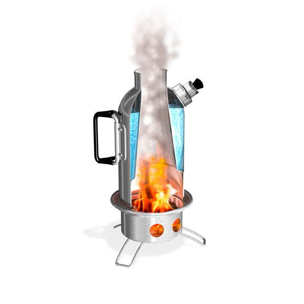 Feuerkanne FK1 0,5 Liter Holzfeuer-Wasserkocher