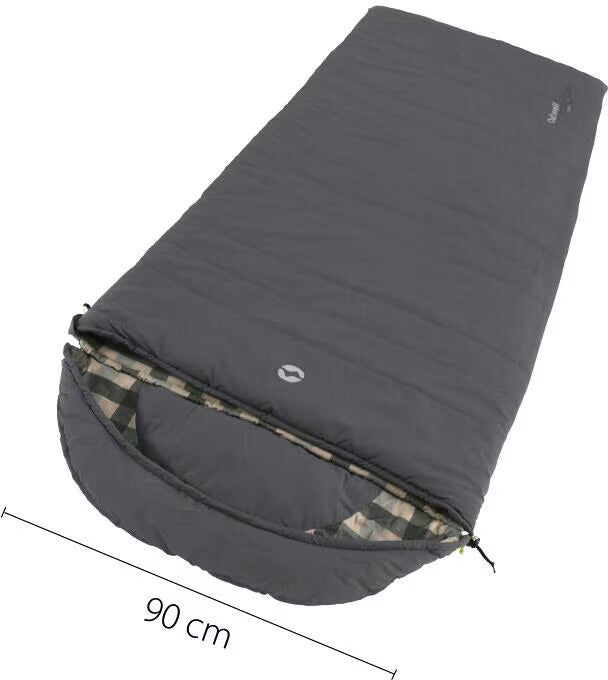Outwell Camper Schlafsack, grau, Einheitsgröße links