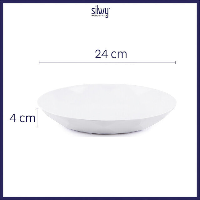 Silwy® Universal-Magnet-Teller (2er-Set) weiß