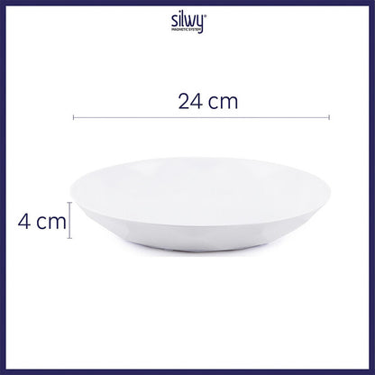 Silwy® Universal-Magnet-Teller (2er-Set) weiß