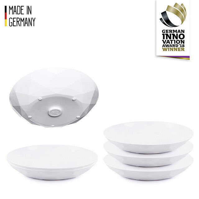 Silwy® Universal-Magnet-Teller (6er-Set) weiß