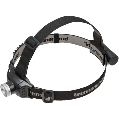Brennenstuhl Akku LED Kopflampe LuxPremium/Stirnlampe LED mit austauschbarem Akku und Rotlicht schwarz