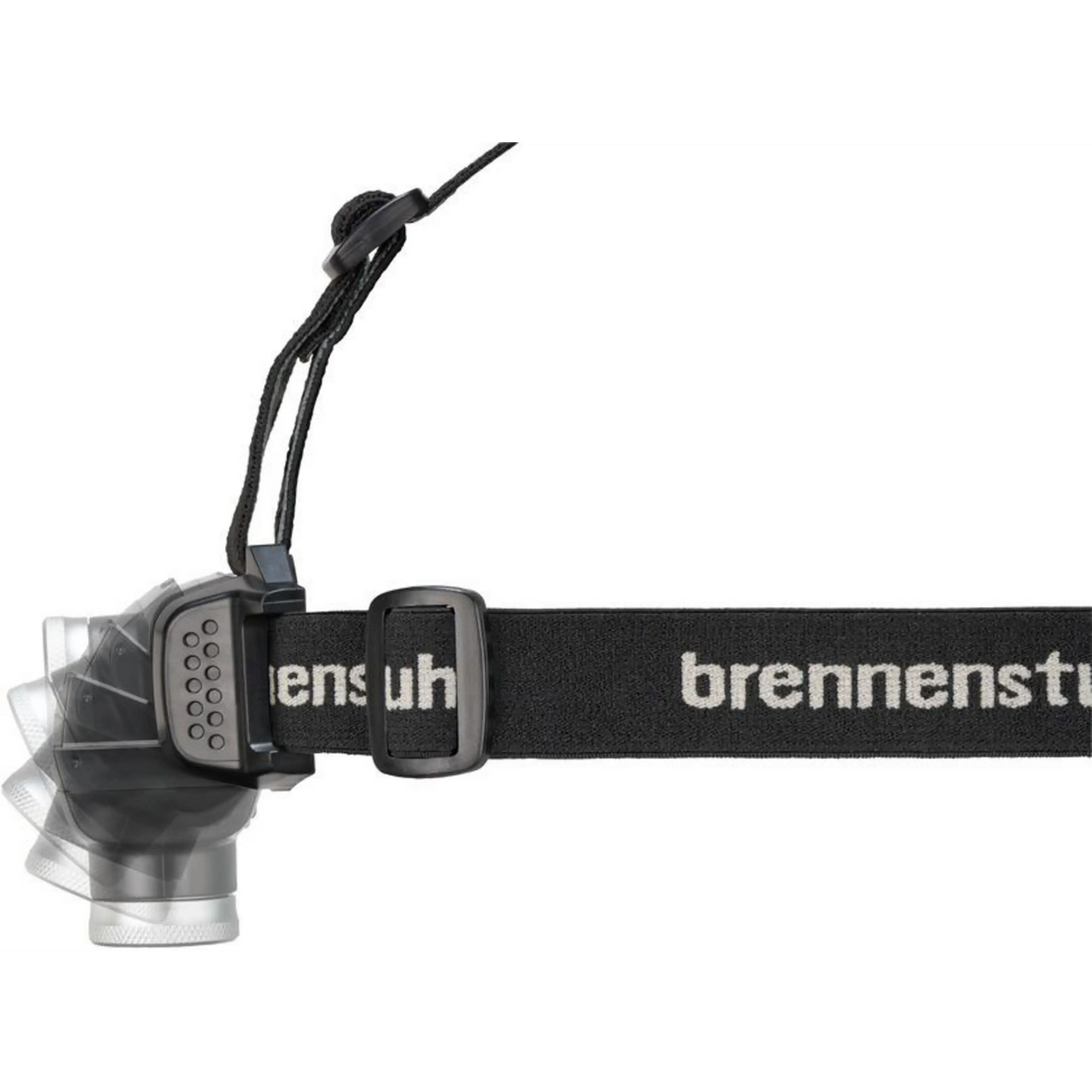Brennenstuhl Akku LED Kopflampe LuxPremium/Stirnlampe LED mit austauschbarem Akku und Rotlicht schwarz