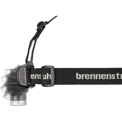 Brennenstuhl Akku LED Kopflampe LuxPremium/Stirnlampe LED mit austauschbarem Akku und Rotlicht schwarz