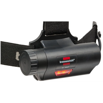 Brennenstuhl Akku LED Kopflampe LuxPremium/Stirnlampe LED mit austauschbarem Akku und Rotlicht schwarz