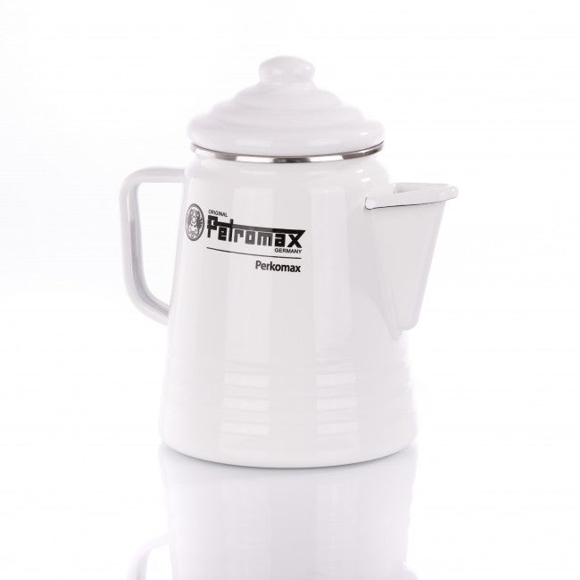 Perkomax Kaffeebereiter Kaffekanne weiß