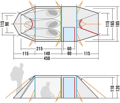 Tatonka Polar 3 Tunnelzelt