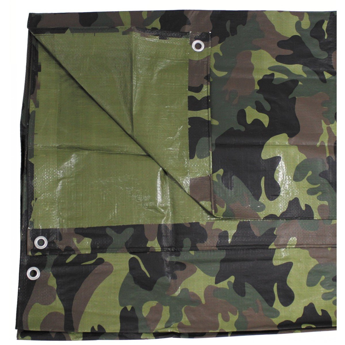 Abdeckplane, PE 3 x 4 m Woodland - MFH - Wildnissport