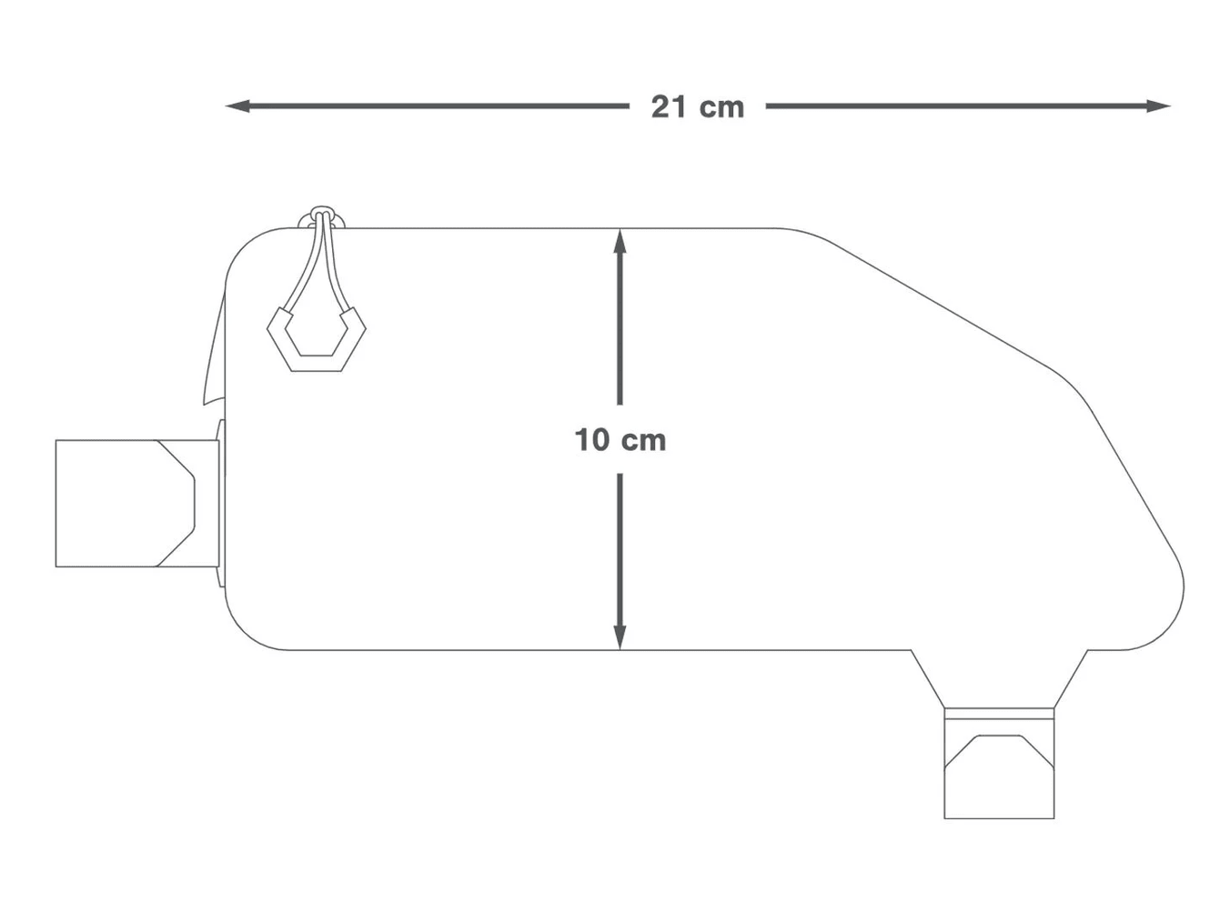 Apidura Top Tube Pack (1L) - Apidura - Wildnissport