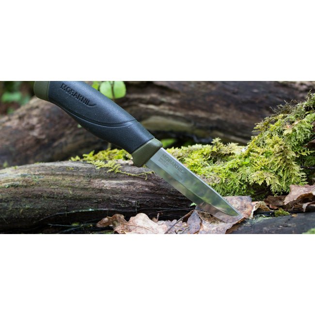 Arbeitsmesser Companion Military Green Carbonstahl - Morakniv - Wildnissport