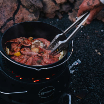 Atago Holz und Kohle Grill Schwarz - Petromax - Wildnissport