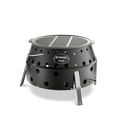 Atago Holz und Kohle Grill Schwarz - Petromax - Wildnissport