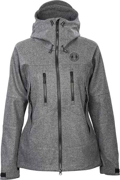 Bergmaid Steingrau S Damen Jacke - Petromax - Wildnissport