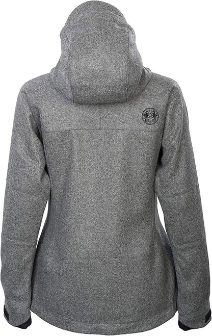 Bergmaid Steingrau S Damen Jacke - Petromax - Wildnissport