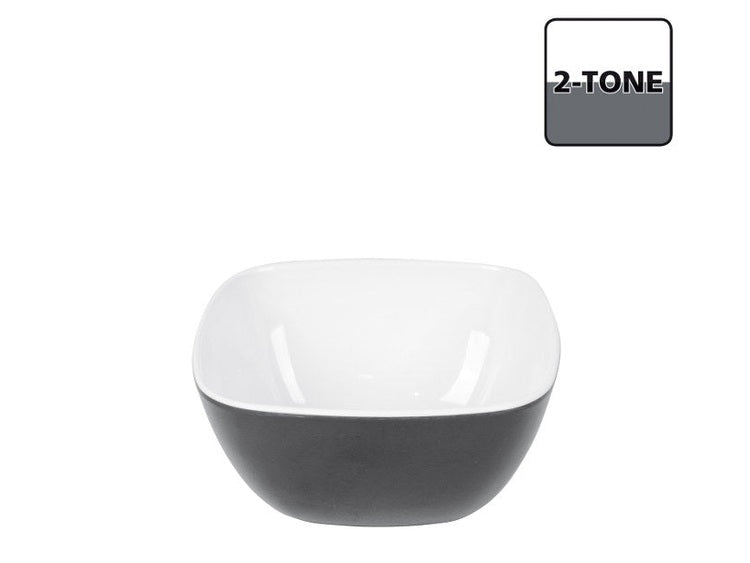 Bowl Square Melamin Small 2 - ton Grau Schale - Bo - Camp - Wildnissport