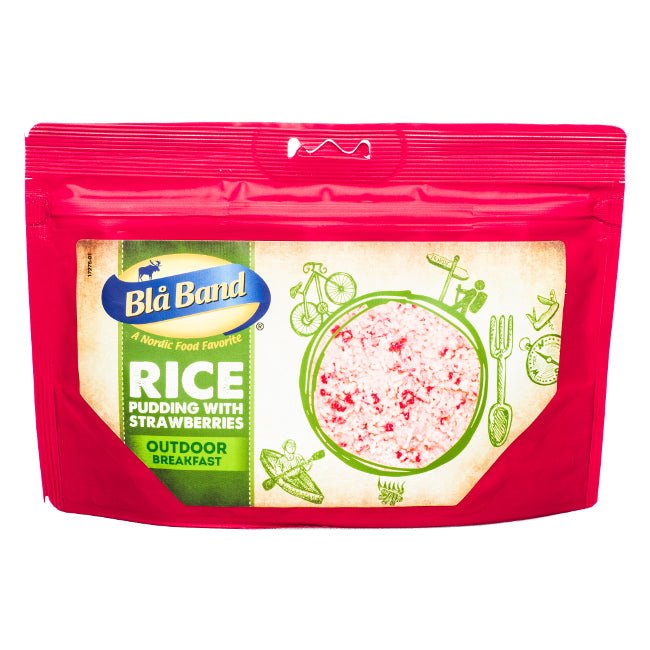 Breakfast Milchreis mit Erdbeeren Trekkingnahrung - Blå Band - Wildnissport