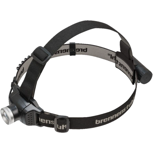Brennenstuhl Akku LED Kopflampe LuxPremium/Stirnlampe LED mit austauschbarem Akku und Rotlicht schwarz - Wildnissport - Wildnissport